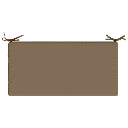 vidaXL Bench Cushion SOEST 100% Polyester Taupe 80 x 40 x 5 cm