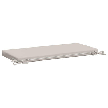 vidaXL Bench Cushion SOEST 100% Polyester White 80 x 40 x 5 cm