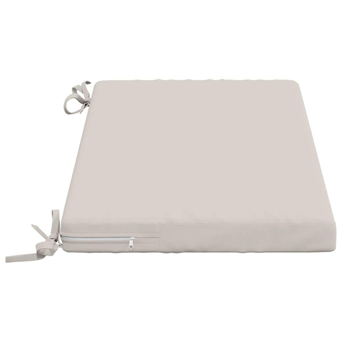 vidaXL Bench Cushion SOEST 100% Polyester White 80 x 40 x 5 cm