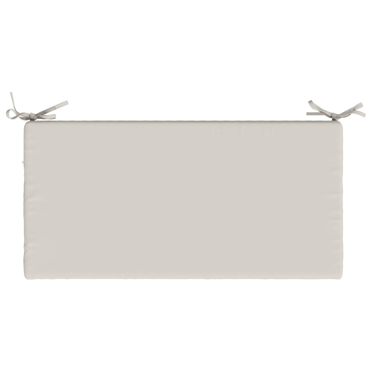 vidaXL Bench Cushion SOEST 100% Polyester White 80 x 40 x 5 cm