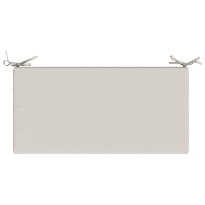 vidaXL Bench Cushion SOEST 100% Polyester White 80 x 40 x 5 cm