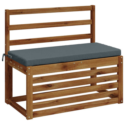 vidaXL Bench Cushion SOEST 100% Polyester Blue 80 x 40 x 5 cm