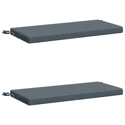 vidaXL 2-Piece Bench Cushions SOEST 2 pcs 100% Polyester Blue