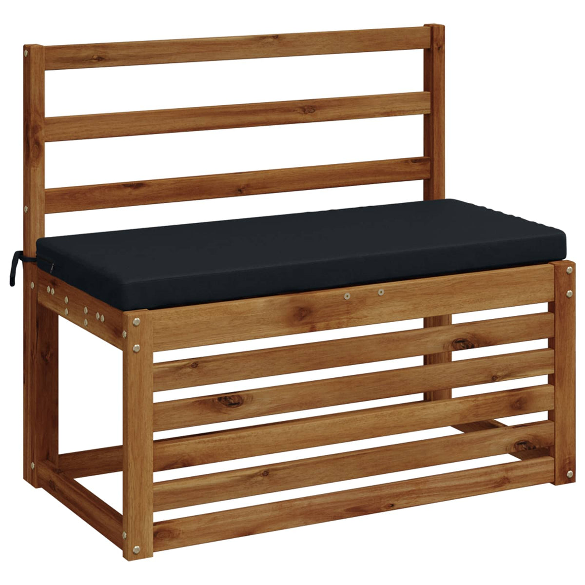 vidaXL Bench Cushion SOEST 100% Polyester Dark Blue 80 x 40 x 5 cm