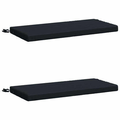 vidaXL 2-Piece Bench Cushions SOEST 2 pcs 100% Polyester Dark Blue