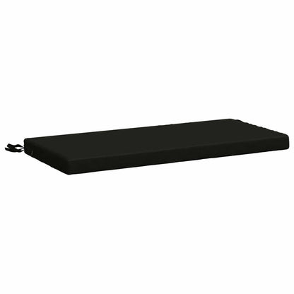 vidaXL 2-Piece Bench Cushions SOEST 2 pcs 100% Polyester Black
