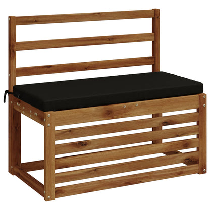 vidaXL 2-Piece Bench Cushions SOEST 2 pcs 100% Polyester Black