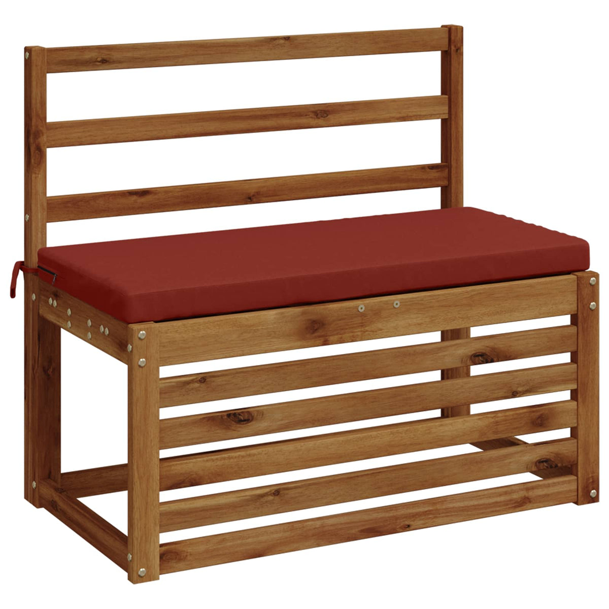 vidaXL Bench Cushion SOEST 100% Polyester Red 80 x 40 x 5 cm