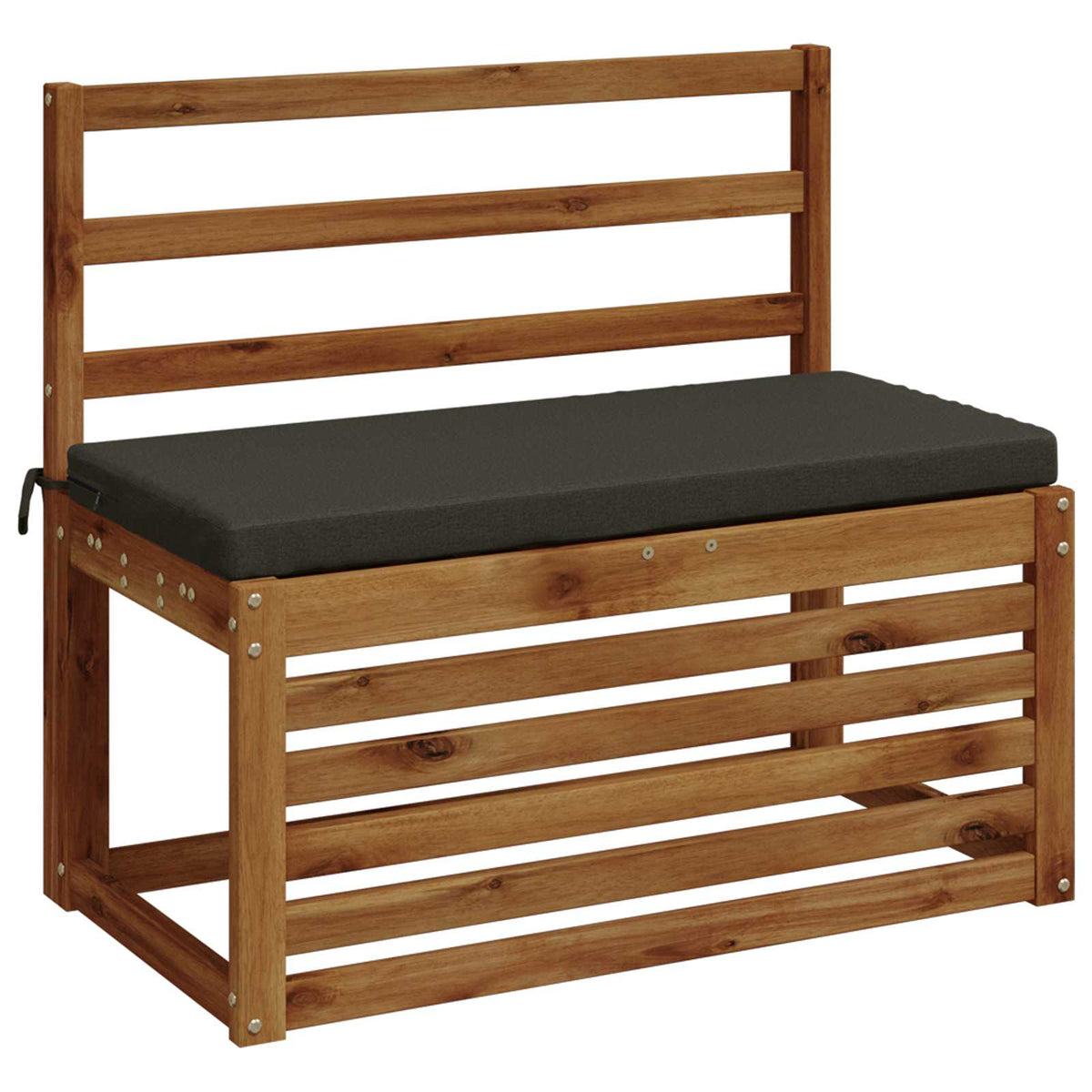 vidaXL Bench Cushion SOEST 100% Polyester Anthracite 80 x 40 x 5 cm