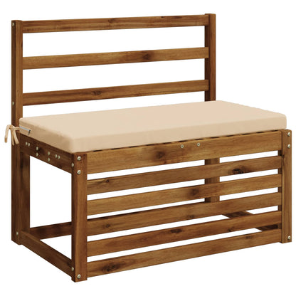 vidaXL Bench Cushion SOEST 100% Polyester Cream 80 x 40 x 5 cm