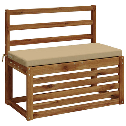 vidaXL Bench Cushion SOEST 100% Polyester Beige 80 x 40 x 5 cm