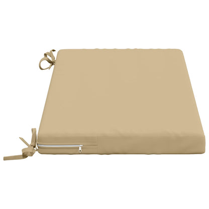 vidaXL Bench Cushion SOEST 100% Polyester Beige 80 x 40 x 5 cm