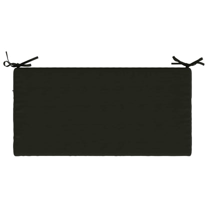 vidaXL 2-Piece Bench Cushions SOEST 2 pcs 100% Polyester Black