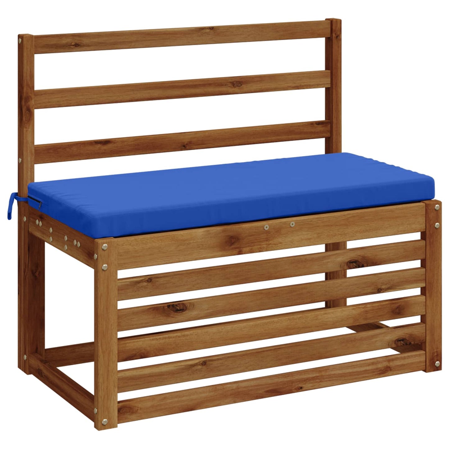 vidaXL 2-Piece Bench Cushions SOEST 2 pcs 100% Polyester Royal Blue