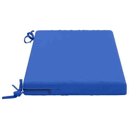 vidaXL 2-Piece Bench Cushions SOEST 2 pcs 100% Polyester Royal Blue