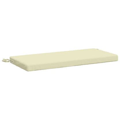 vidaXL 2-Piece Bench Cushions SOEST 2 pcs 100% Polyester Cream