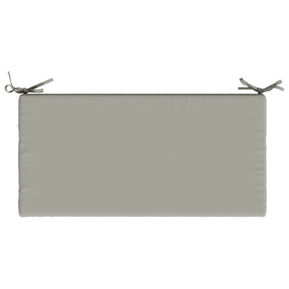 vidaXL Bench Cushion SOEST 100% Polyester Grey 80 x 40 x 5 cm