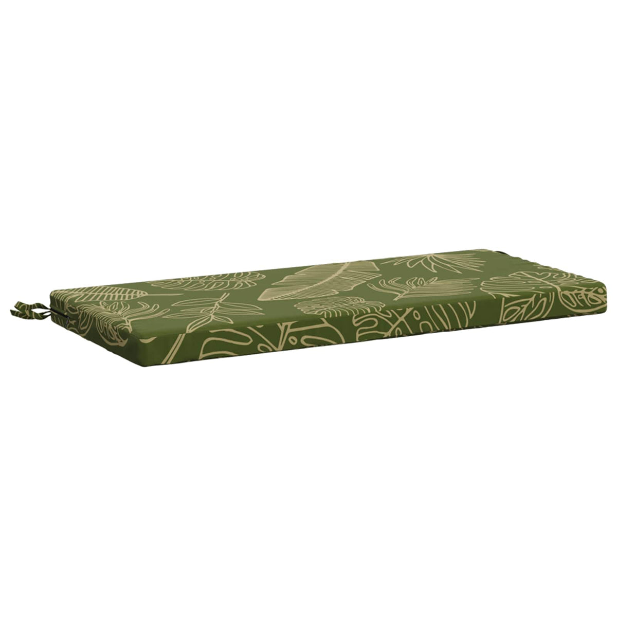 vidaXL Bench Cushion SOEST 100% Polyester Leaf Design 80 x 40 x 5 cm
