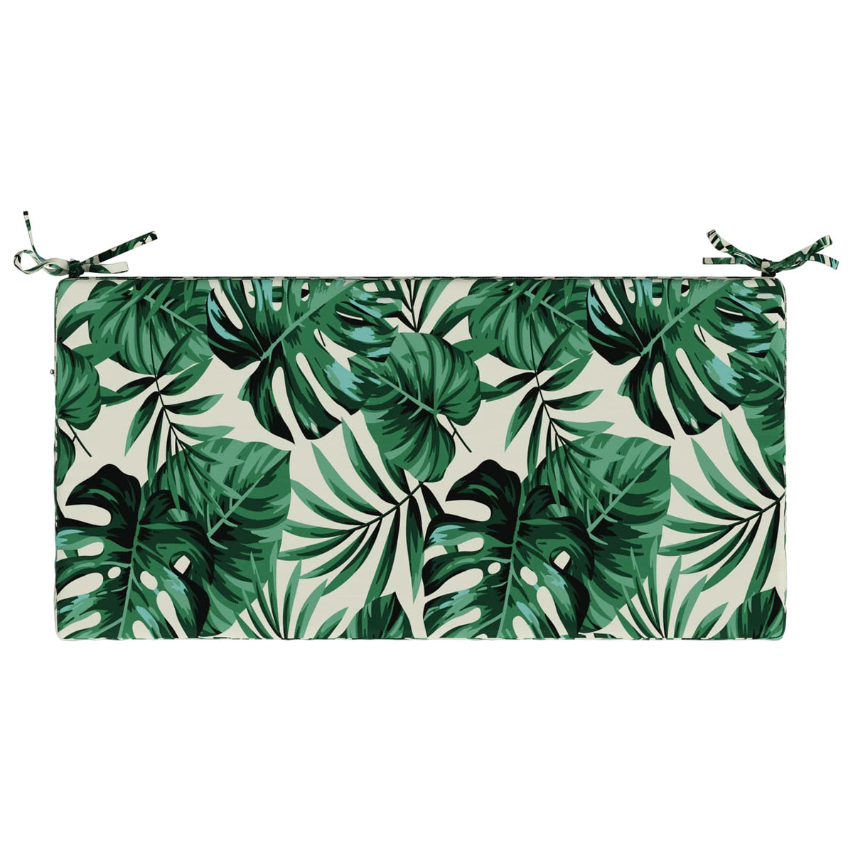 vidaXL 2-Piece Bench Cushions SOEST 2 pcs 100% Polyester Leaf Pattern
