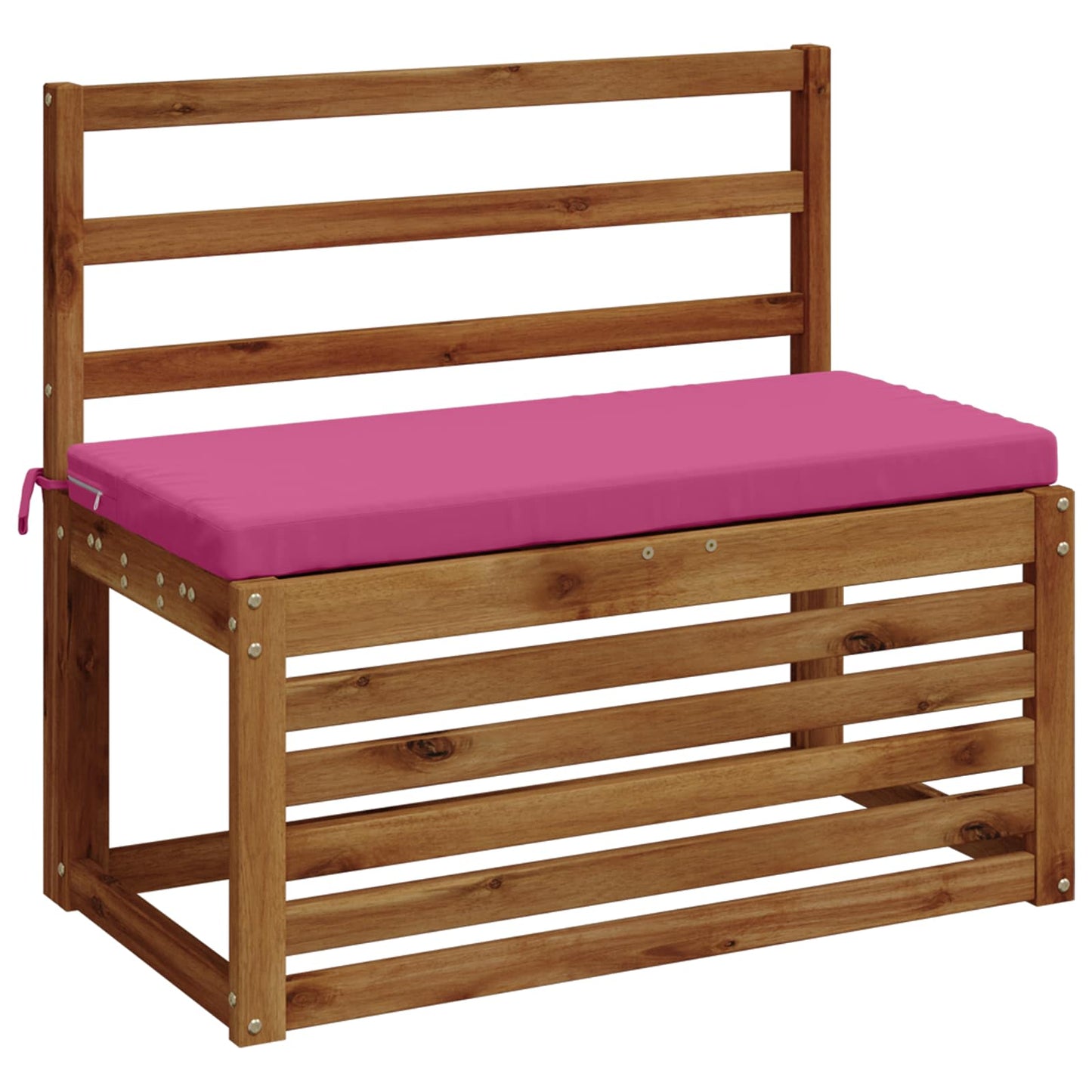 vidaXL 2-Piece Bench Cushions SOEST 2 pcs 100% Polyester Pink