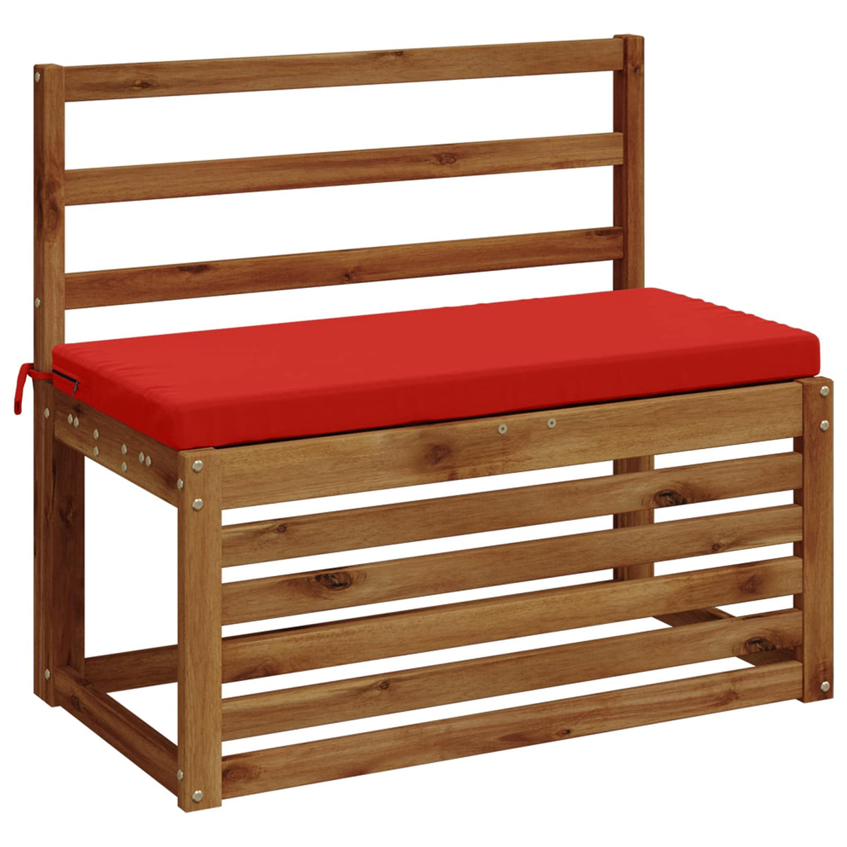 vidaXL Bench Cushion SOEST 100% Polyester Red 80 x 40 x 5 cm