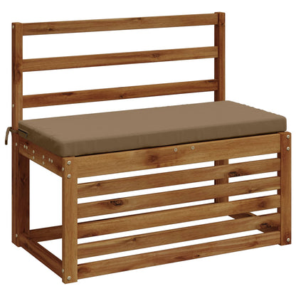 vidaXL 2-Piece Bench Cushions SOEST 2 pcs 100% Polyester Taupe