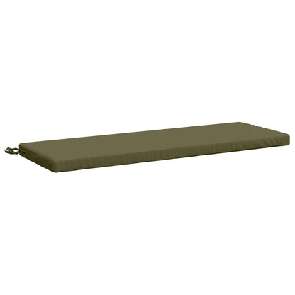 vidaXL 2-Piece Bench Cushions SOEST 2 pcs 100% Polyester Olive Green