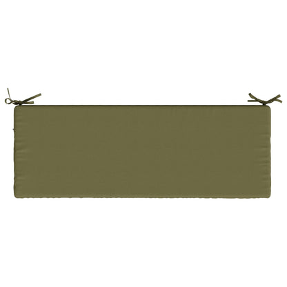 vidaXL 2-Piece Bench Cushions SOEST 2 pcs 100% Polyester Olive Green