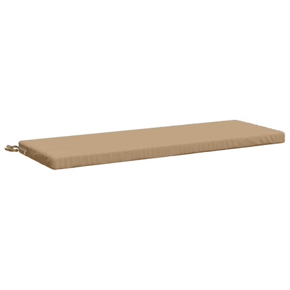 vidaXL 2-Piece Bench Cushions SOEST 2 pcs 100% Polyester Sand