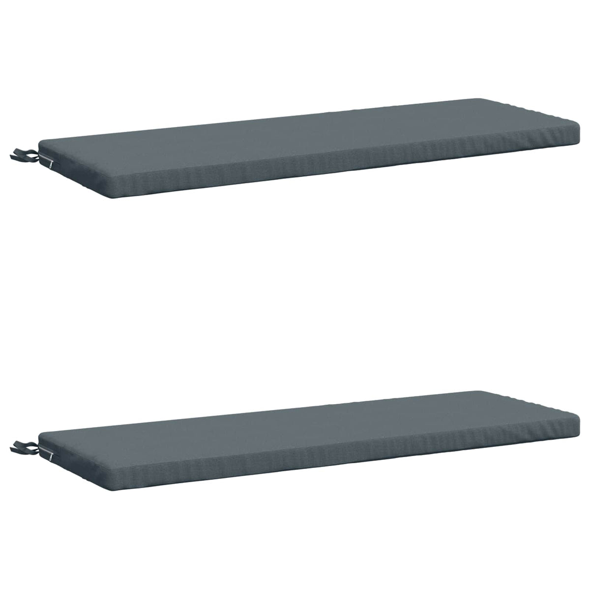 vidaXL 2-Piece Bench Cushions SOEST 2 pcs 100% Polyester Blue