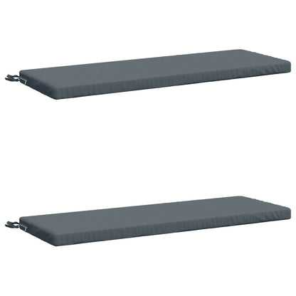 vidaXL 2-Piece Bench Cushions SOEST 2 pcs 100% Polyester Blue