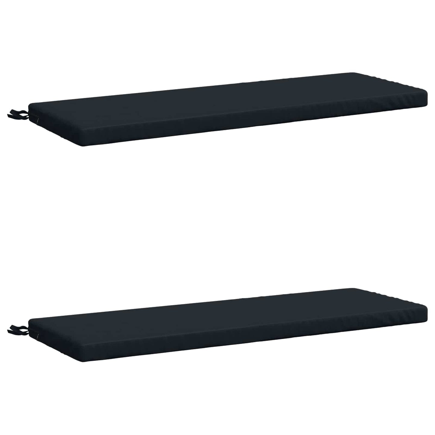 vidaXL 2-Piece Bench Cushions SOEST 2 pcs 100% Polyester Dark Blue