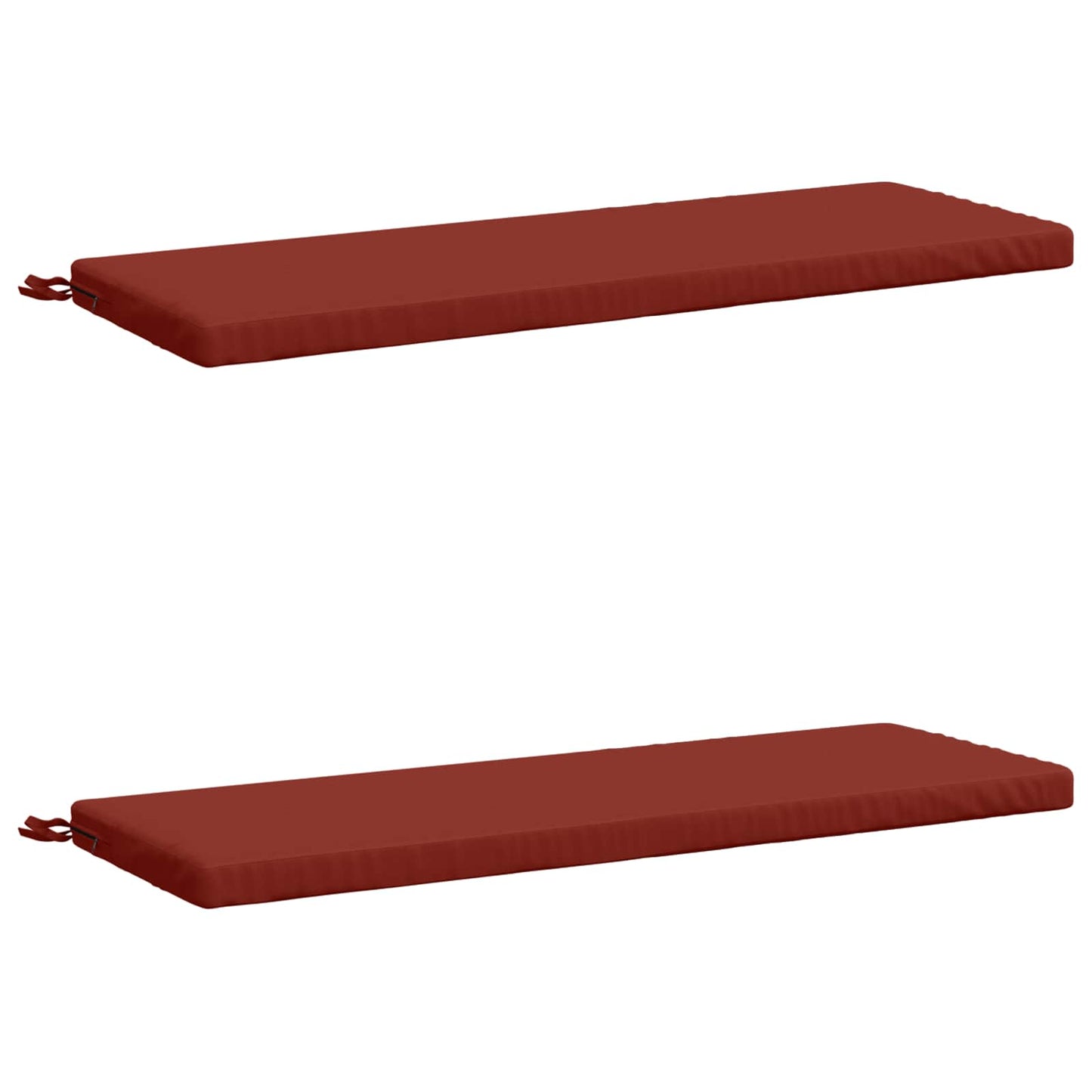 vidaXL 2-Piece Bench Cushions SOEST 2 pcs 100% Polyester Red