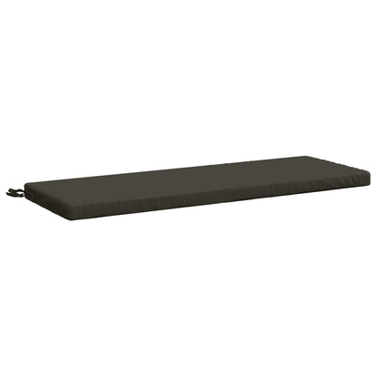 vidaXL 2-Piece Bench Cushions SOEST 2 pcs 100% Polyester Anthracite