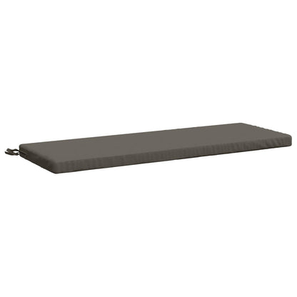 vidaXL 2-Piece Bench Cushions SOEST 2 pcs 100% Polyester Grey