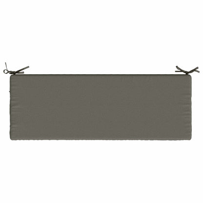 vidaXL 2-Piece Bench Cushions SOEST 2 pcs 100% Polyester Grey