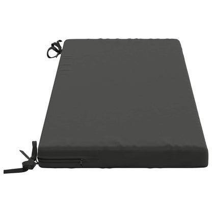 vidaXL 2-Piece Bench Cushions SOEST 2 pcs 100% Polyester Anthracite