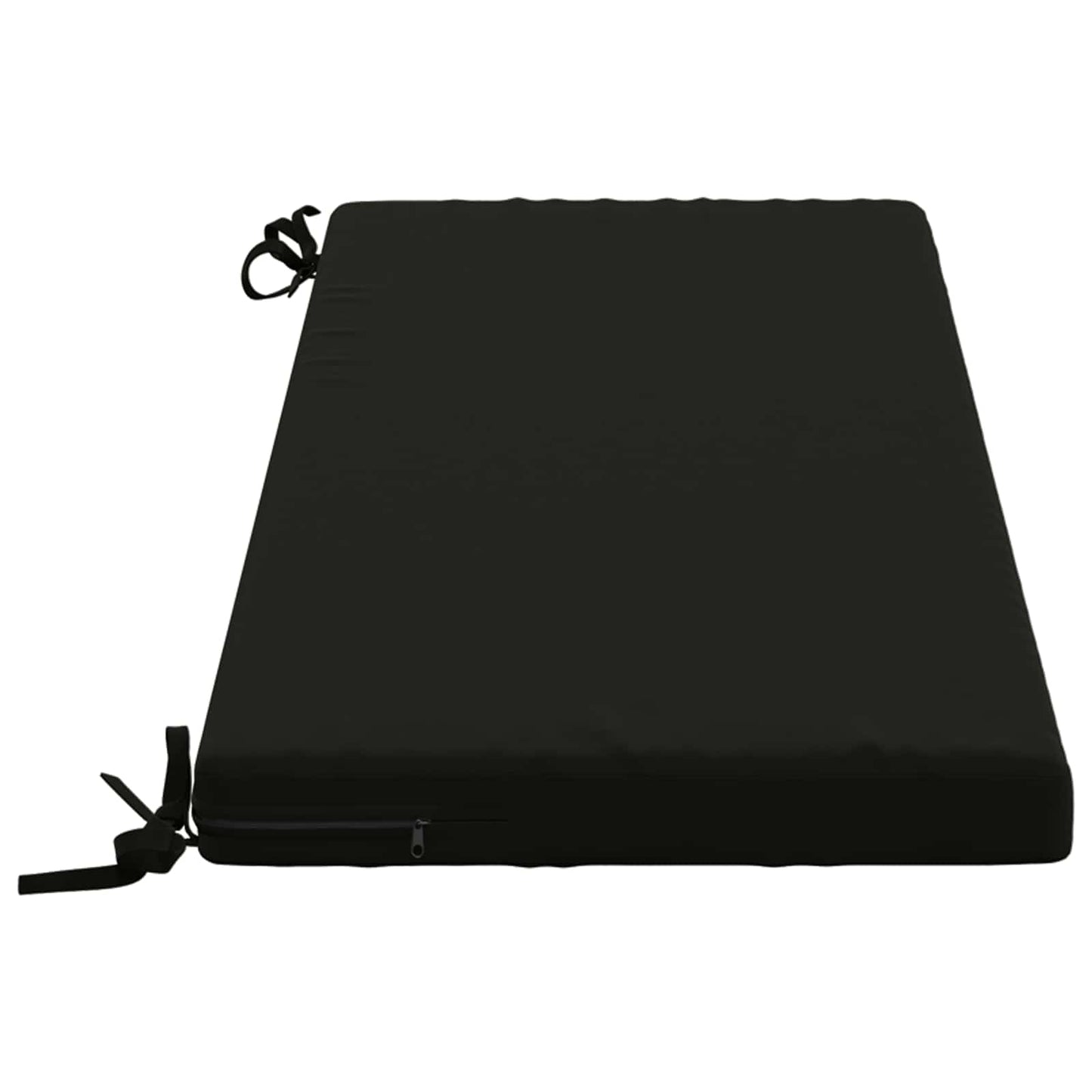 vidaXL Bench Cushion SOEST 100% Polyester Black 100 x 40 x 5 cm