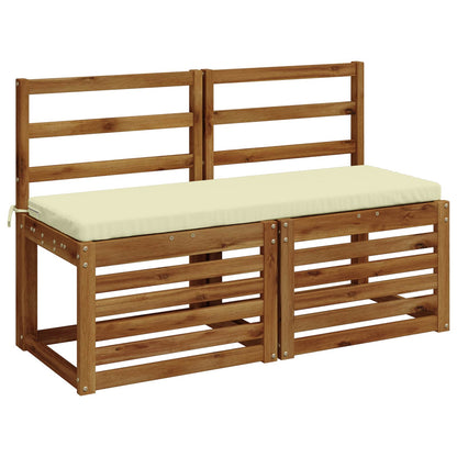 vidaXL Bench Cushion SOEST 100% Polyester Cream 100 x 40 x 5 cm