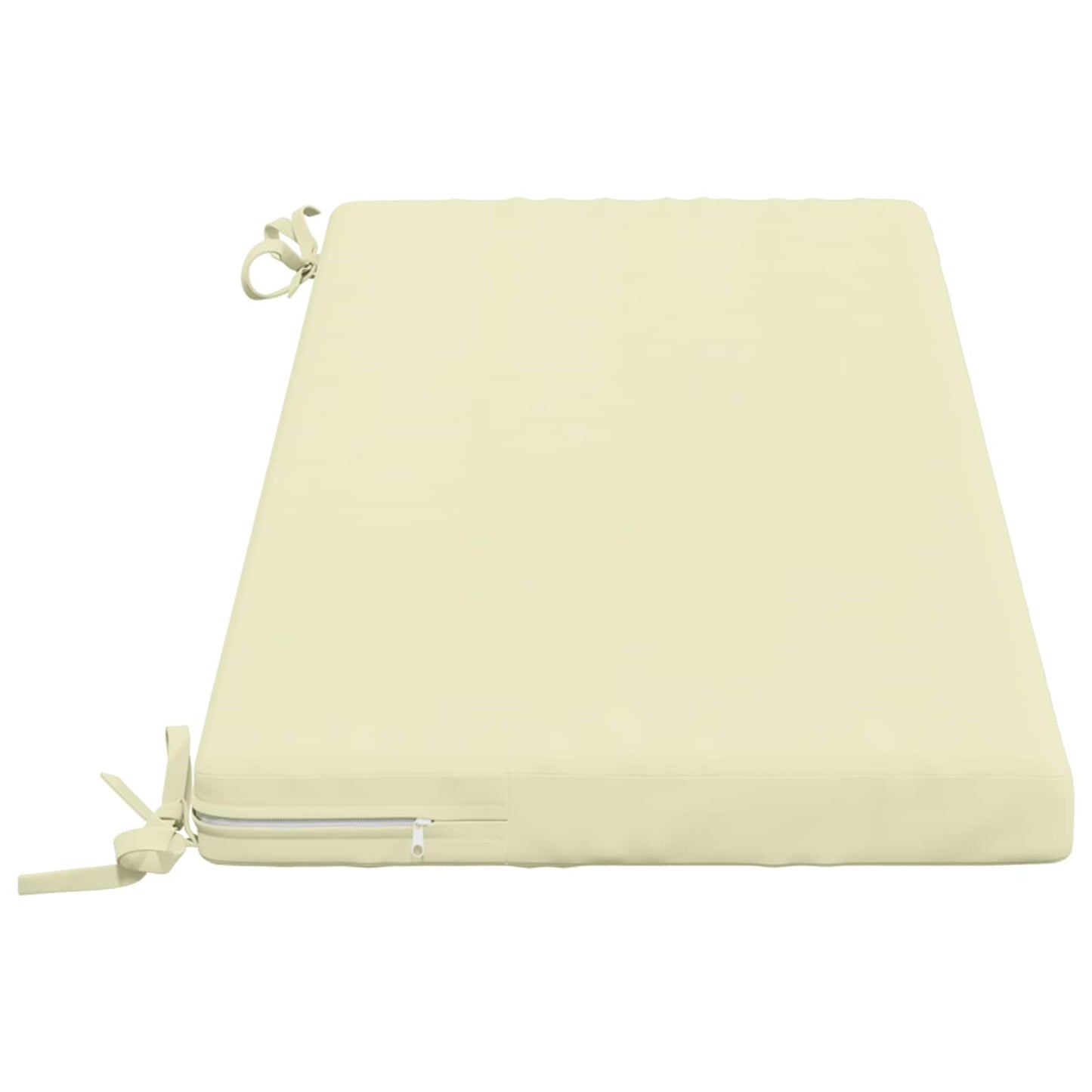 vidaXL Bench Cushion SOEST 100% Polyester Cream 100 x 40 x 5 cm