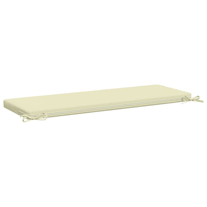 vidaXL 2-Piece Bench Cushions SOEST 2 pcs 100% Polyester Cream
