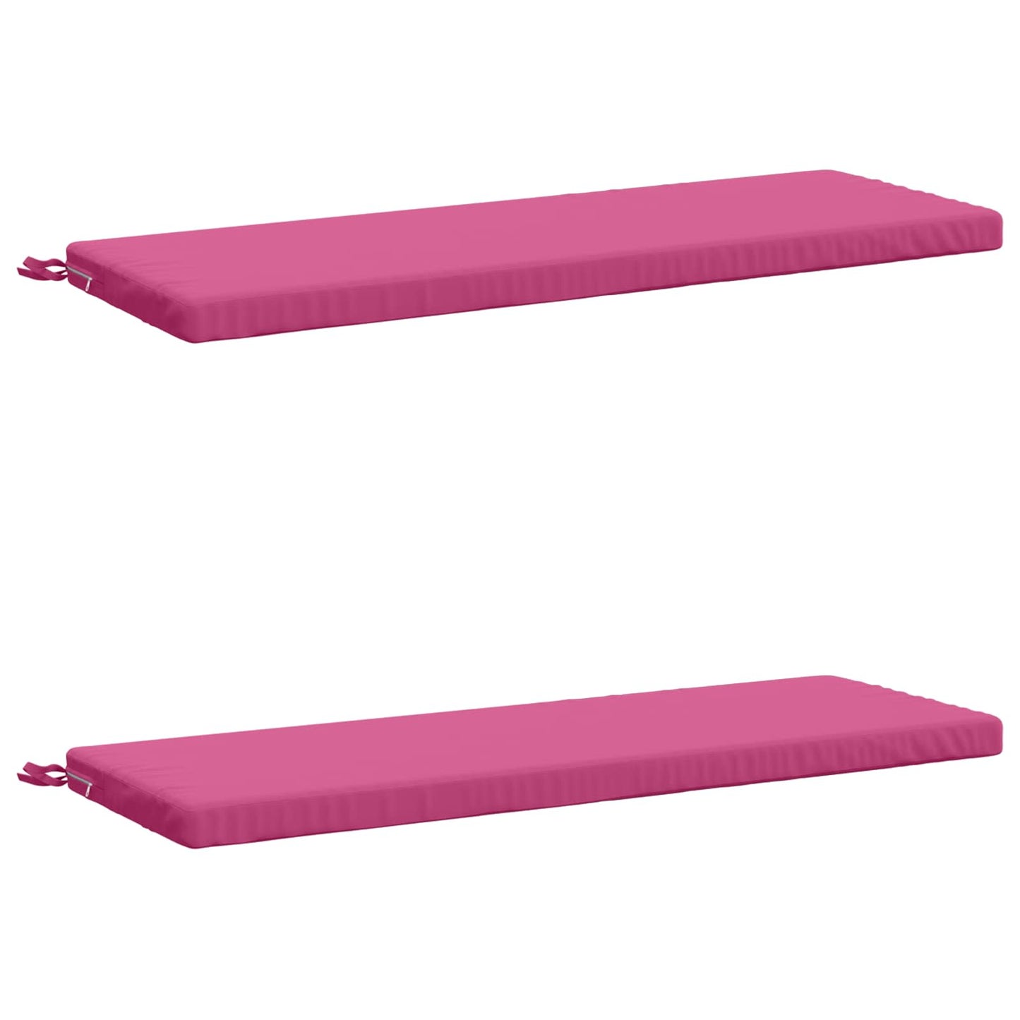 vidaXL 2-Piece Bench Cushions SOEST 2 pcs 100% Polyester Pink