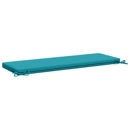 vidaXL 2-Piece Bench Cushions SOEST 2 pcs 100% Polyester Turquoise