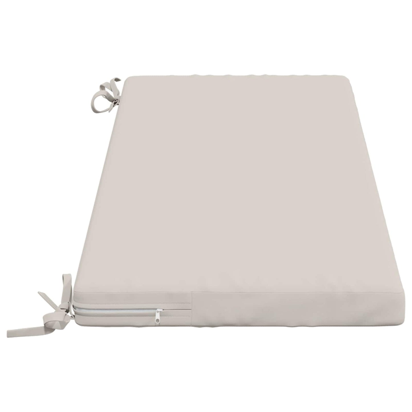 vidaXL 2-Piece Bench Cushions SOEST 2 pcs 100% Polyester White