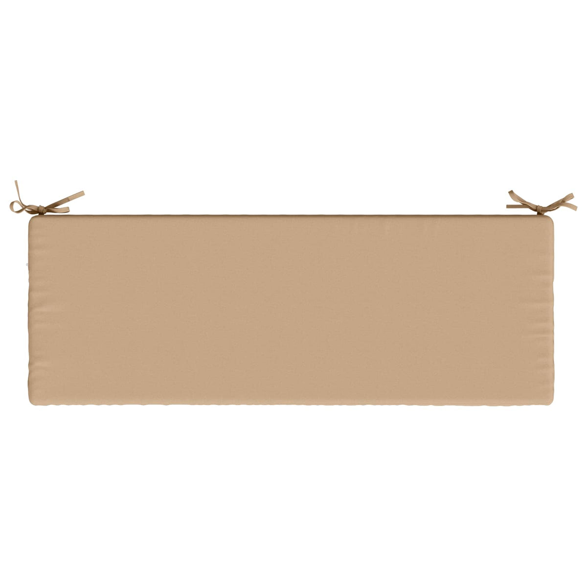 vidaXL Bench Cushion SOEST 100% Polyester Sand 110 x 40 x 5 cm