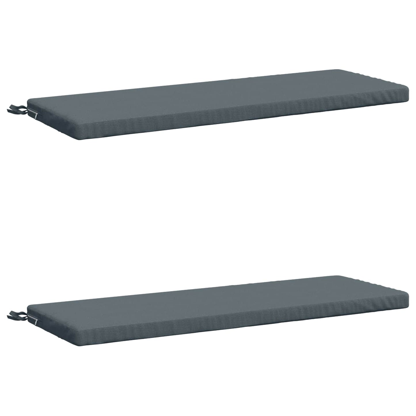vidaXL 2-Piece Bench Cushions SOEST 2 pcs 100% Polyester Blue