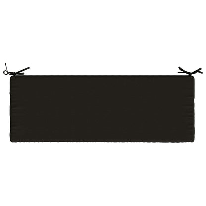 vidaXL Bench Cushion SOEST 100% Polyester Black 110 x 40 x 5 cm