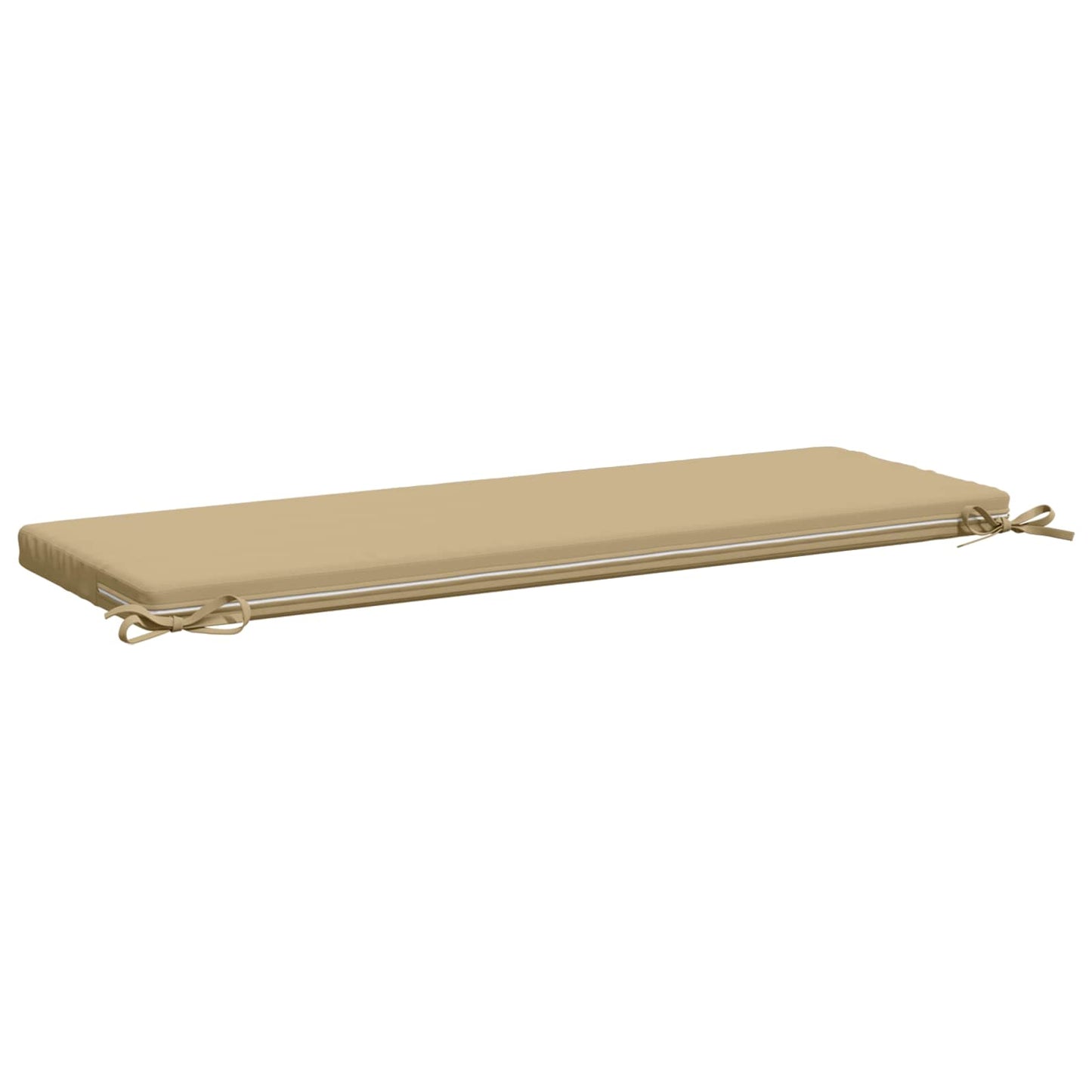 vidaXL Bench Cushion SOEST 100% Polyester Beige 110 x 40 x 5 cm