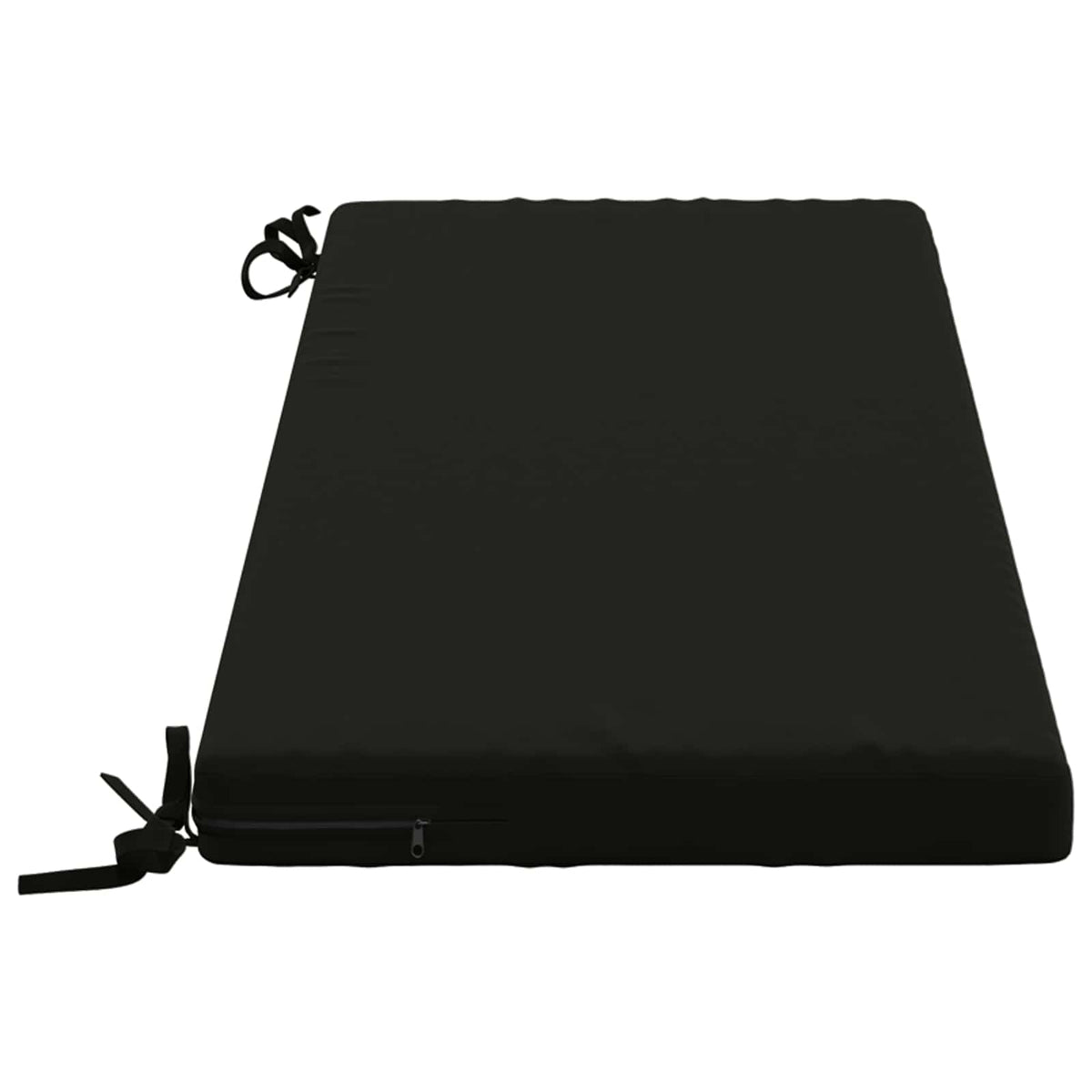 vidaXL 2-Piece Bench Cushions SOEST 2 pcs 100% Polyester Black