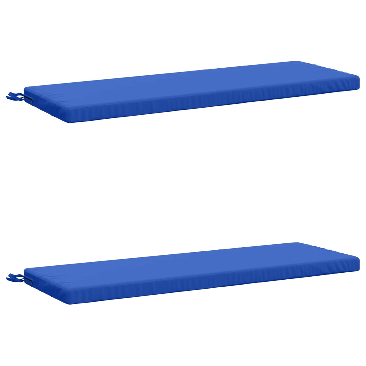 vidaXL 2-Piece Bench Cushions SOEST 2 pcs 100% Polyester Royal Blue